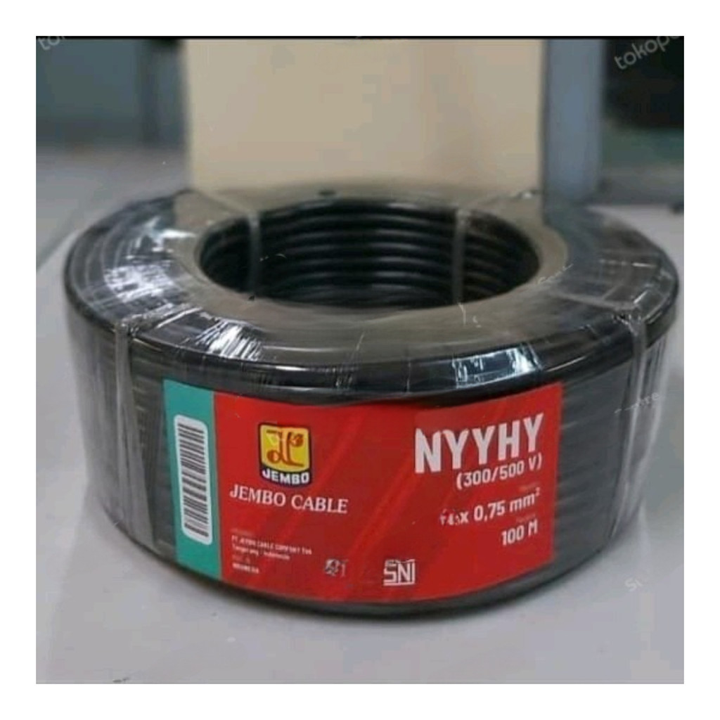 Kabel Listrik NYYHY 3x0,75 3x0.75 Jembo 100 Meter