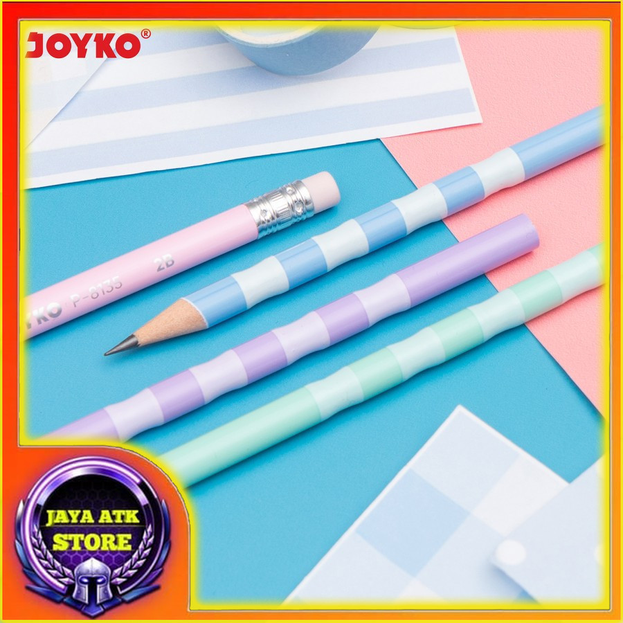 

Pensil 2b P-8135 Royal Grip Warna Pastel Ecer