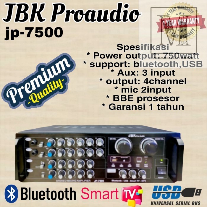 Amplifier JBK proaudio JP7500