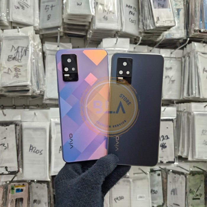 BACK CASING HOUSING KESING VIVO  V21 4G V21E BEZEL+BACKDOOR