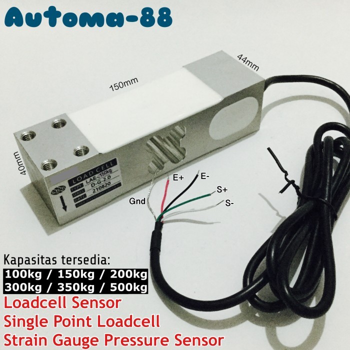 GAE99 Hiyutec Single Point Loadcell 100kg 150kg 200kg 300kg 350kg 500kg - 500 kg