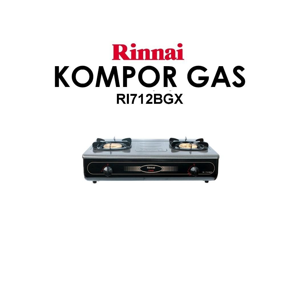 Rinna Ri 712 Bgx Kompor Gas 2 Tungku Ri 712 Bgx Rinnai Ri712Bgx