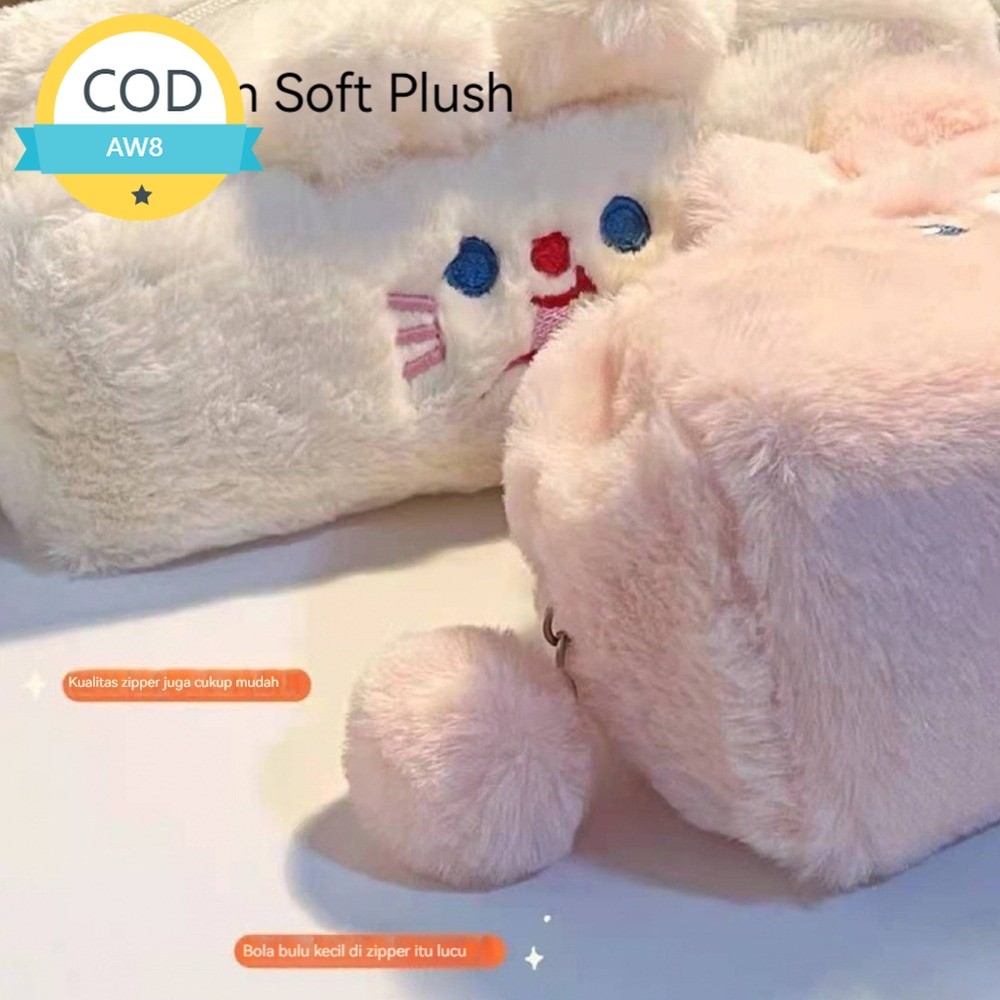 

(COD) Tempat pensil / soft cute Tas pensil / kosmetik / Kantung rias kecil / kosmetik pouch