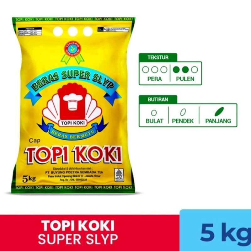 

Topi Koki Beras Slyp Kuning 5 kg