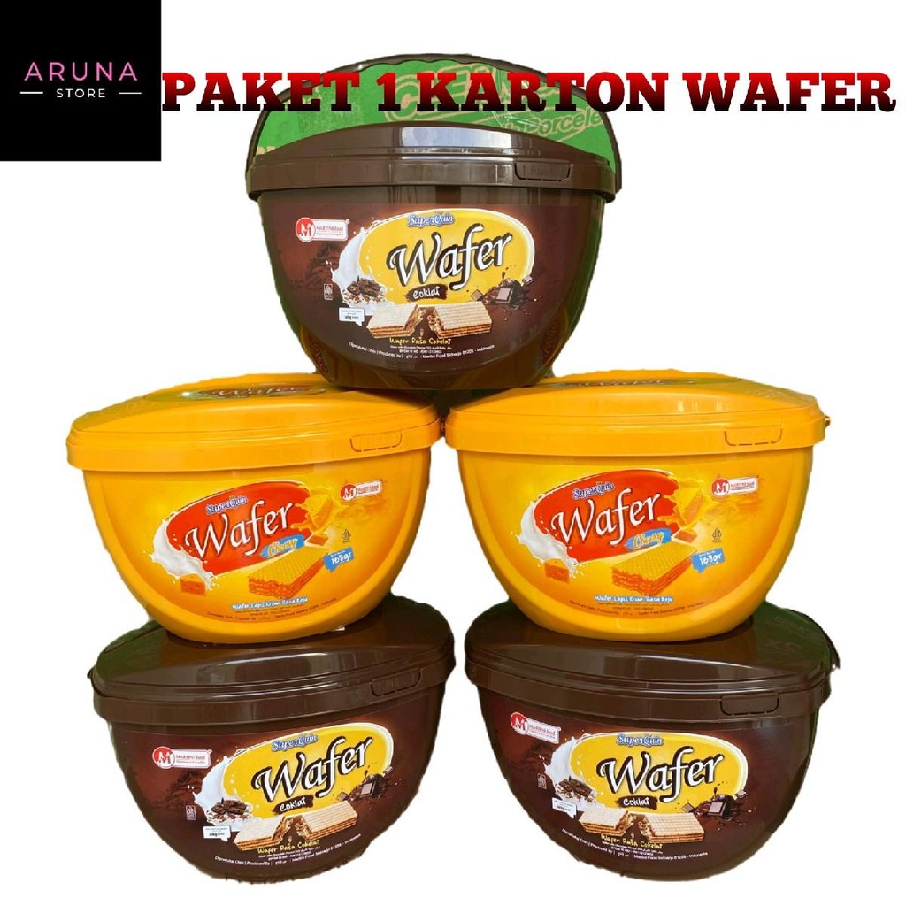 

PAKET 1 KARTON WAFER SUPERQUEEN MARINDO 6 TOPLES