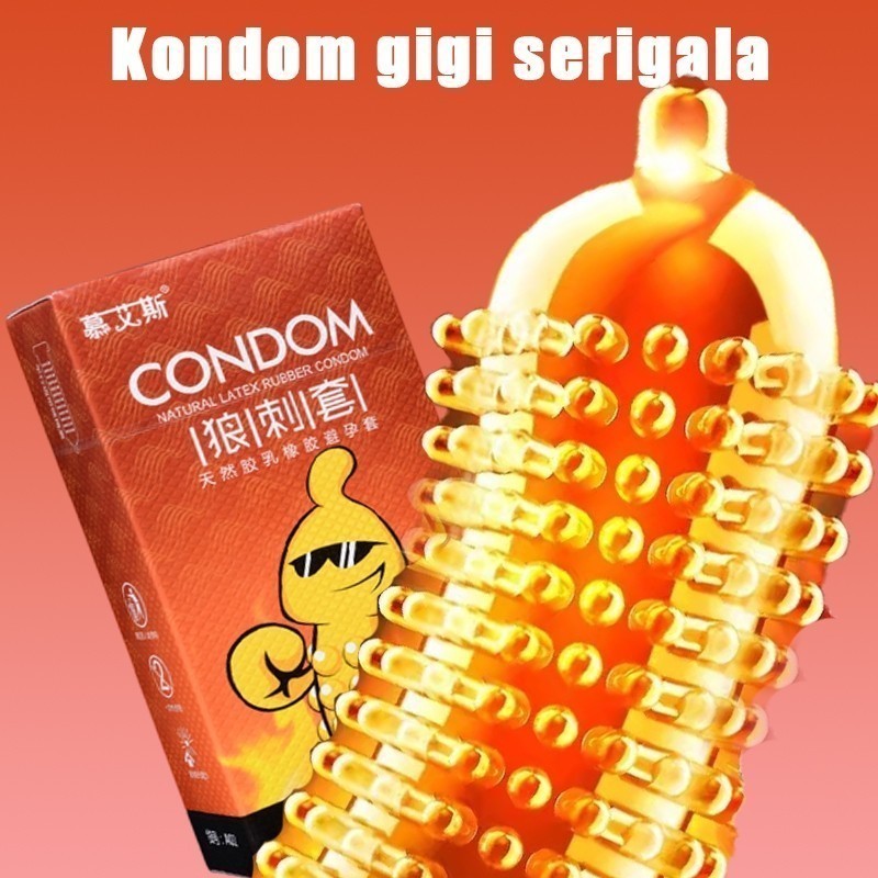 Promo Besar-Besaran(BISA COD)~  Ada Promo Terlaris ~ Aksesoris Silicon Kondom bergrigi Kondom sutra 