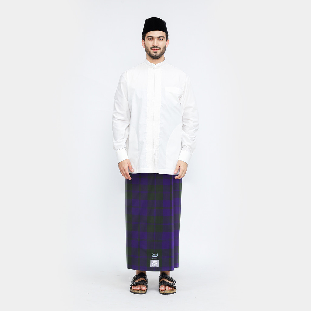 Sarung BHS Excellent Silver Motif E51 KDT Ungu Hijau