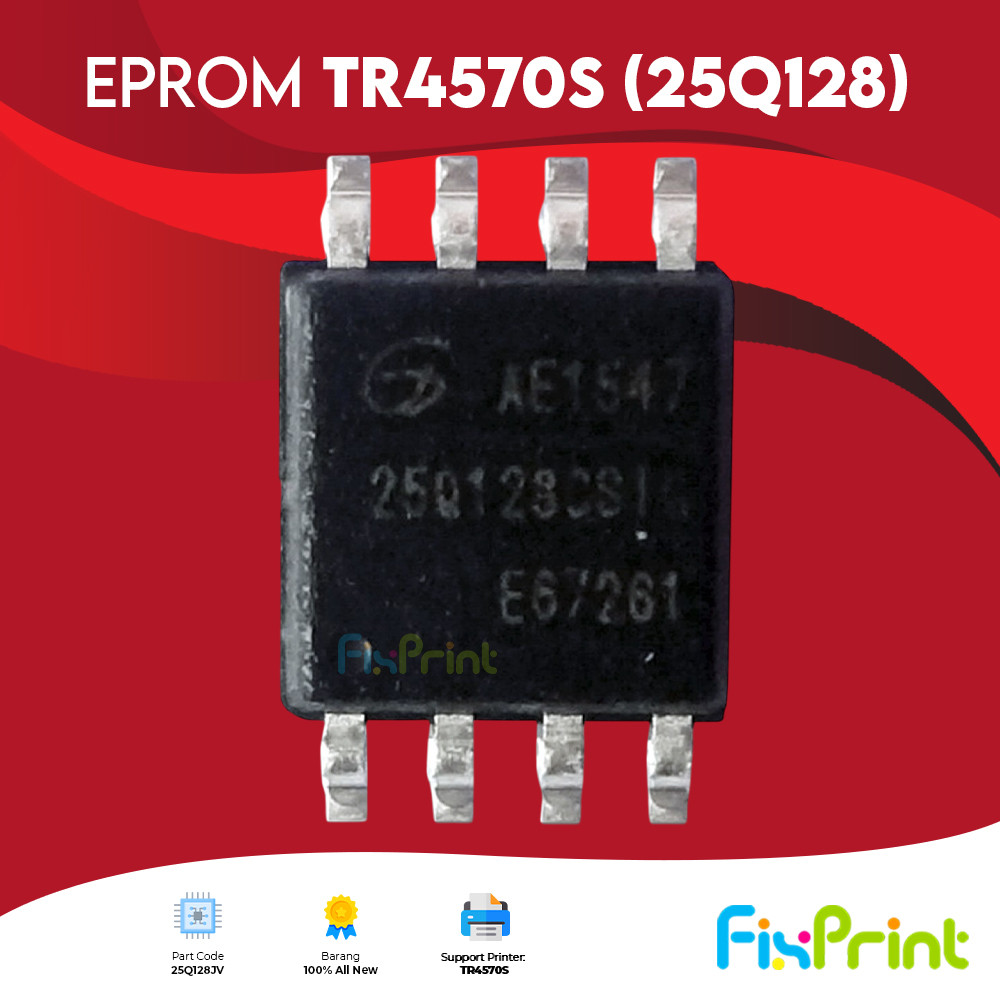 IC Eprom Reset TR4570S IC Eprom TR 4570S Resetter Printer TR 4570S 25Q128JV