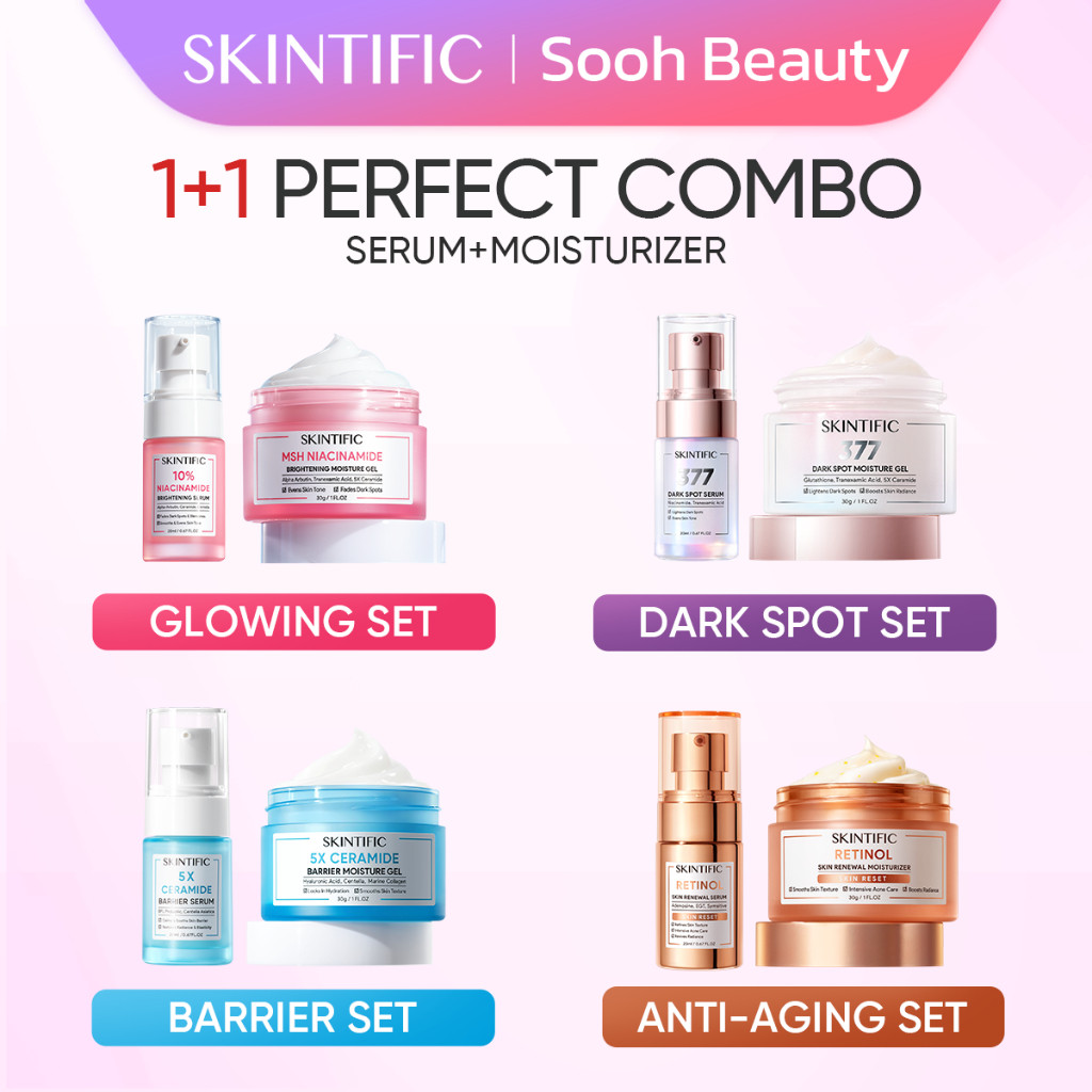 [2PCS Set] Skintific Anti-dark Spot Set/Symwhite 377 Serum + Symwhite 377 Dark Spot Moisturizer Gel 