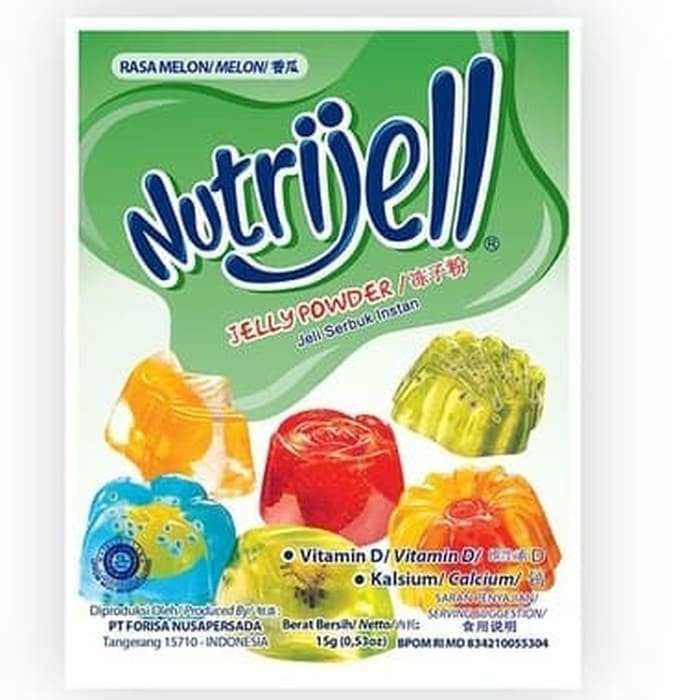 

New Item NUTRIJELL JELLY POWDER MELON SCT 15G