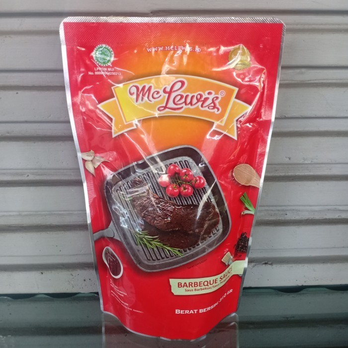 

NEW ITEM MC LEWIS BARBEQUE SAUCE POUCH 310G BAHAN MASAK