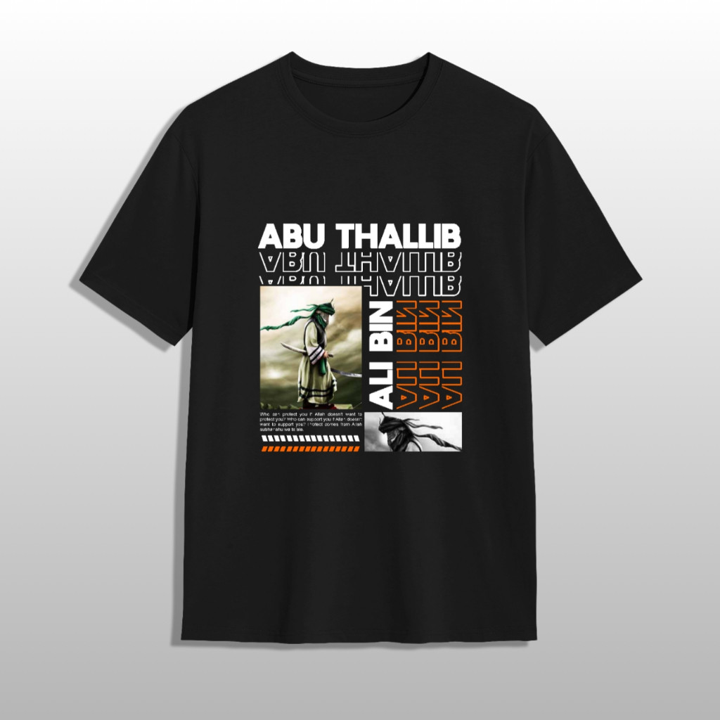 Kaos Ali Bin Abu Thalib SN1 Kaos Sahabat Nabi Kaos Dakwah Islami Katun Combed Premium