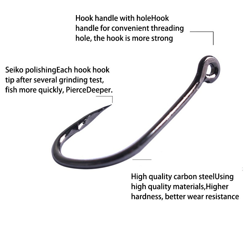 Kail Pancing Set 300Pcs/Kail Pancing Carbon/Kail Pancing Bahan Baja Karbon Untuk Air Tawar/Laut