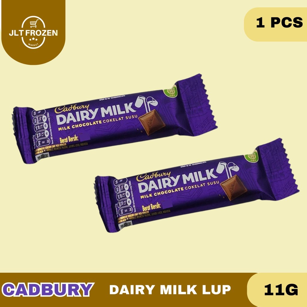 

Cadbury Dairy Milk Lup / Coklat Susu / Chocolate / Import Australia / Milk Chocolate Kemasan 11g 1 PCS