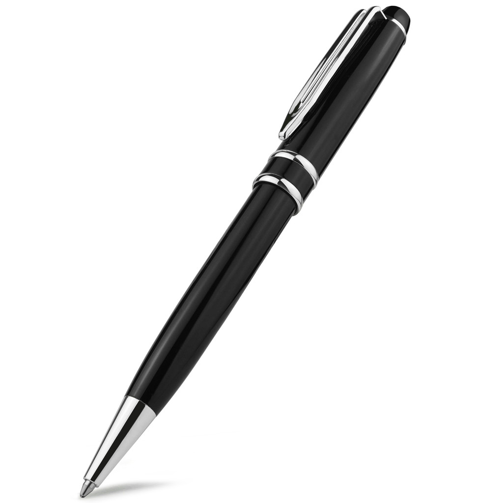 

STONEGO Capless Ballpoint Pen, Simply Twist Roller Ball Pen Black Gel Ink Medium Point 1.0mm Smooth Writing Signature Pens