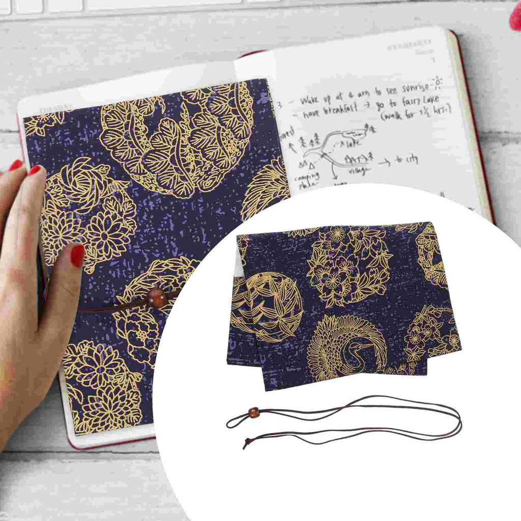 

Book Cover Decorative Sleeve Retro Cloth Covers Exquisite Protector Vintage Ornamental Pouch Decorate Printing
