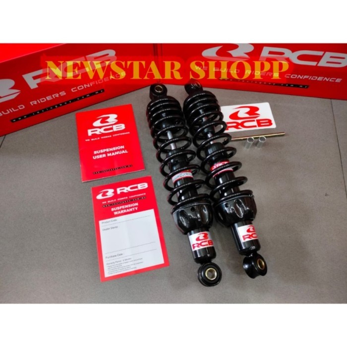 Shockbreaker Shock Non Tabung A2 320 335 mm RX King Tiger Supra W175 - Hitam