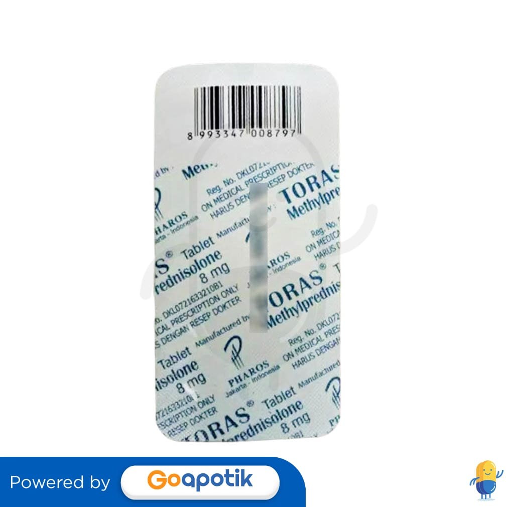 Toras 8 Mg Strip 10 Tablet