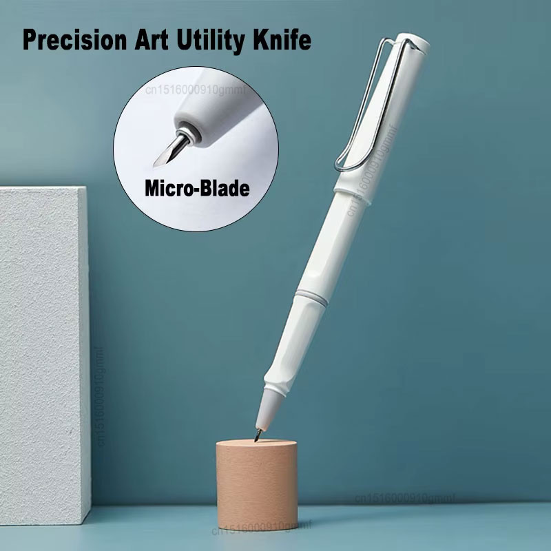 

Precision Art Utility Knife Micro Blade DIY Paper Sticker Box Cutter Pen Knives Tool For Handicraft Carving Engraving Sculpture