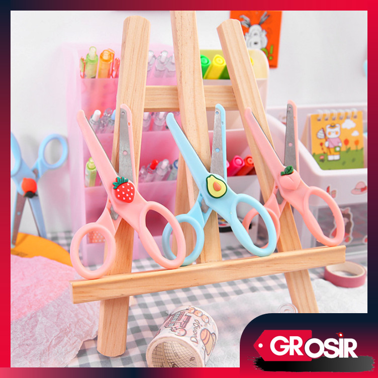 

Grosir - H5916 Gunting Lucu / Gunting Sekolah Untuk Anak / Gunting Cute Desain Ujung Tumpul Tidak Tajam / Gunting Anak Squeezy