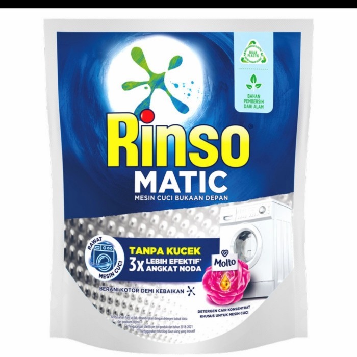 Rinso Matic Cair Bukaan Depan 1,45 L / liquid detergent front load