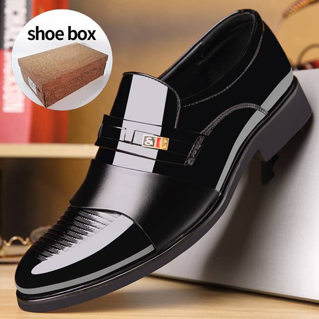 promo Sepatu Pantofel Pria Klasik Hitam Sepatu Pantofel Pria import Kulit dan coklat sepatu kerja da