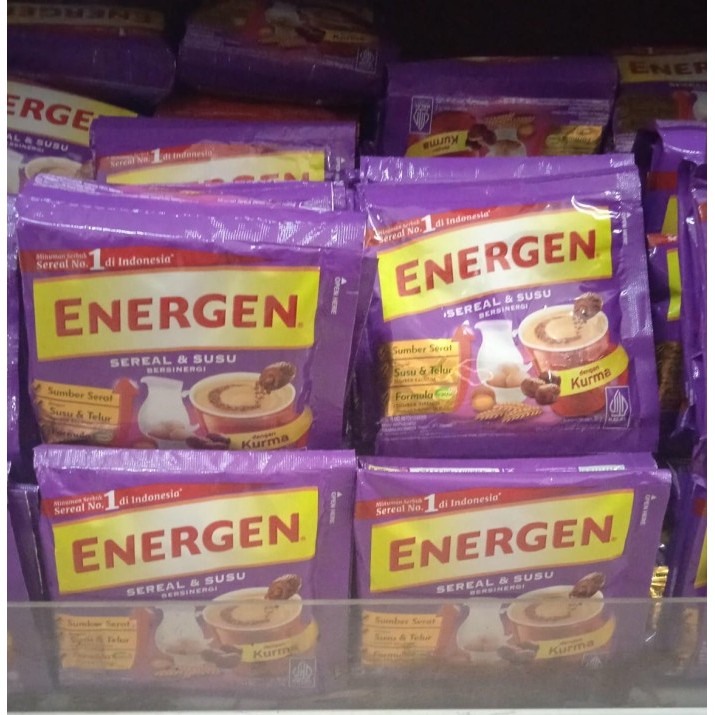 

ENERGEN sereal Rasa KURMA 5Biji