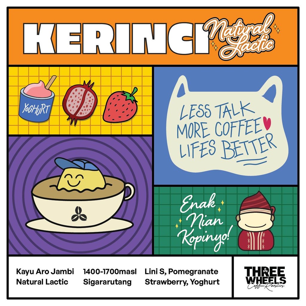 

Kopi Arabika Kerinci Kayu Aro Natural Lactic (500gr)