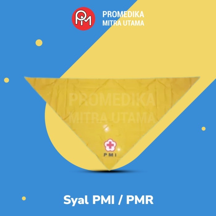 Syal PMI / Slayer PMR sablon | Seragam Medis - Kuning