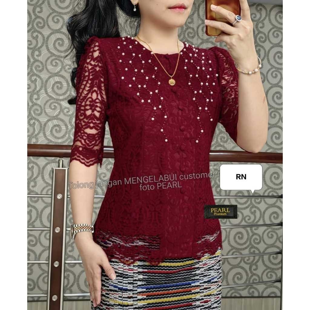 DW BLUS BROKAT PREMIUM/KEBAYA PESTA BATAK MUTIARA