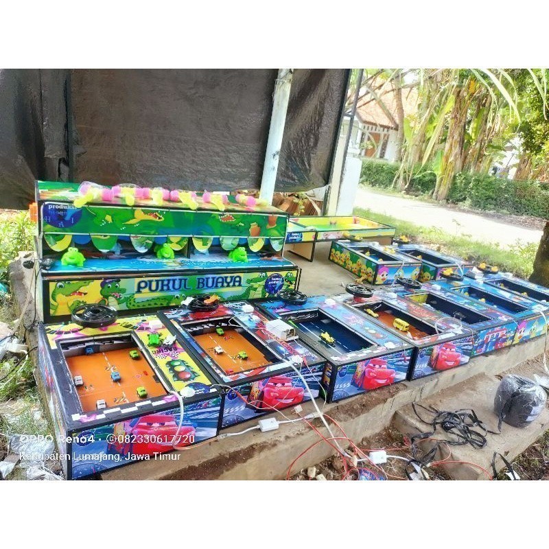 6 unit speed racer lebih  hemat/ mainan anak dipasar malam / usaha mainan rental