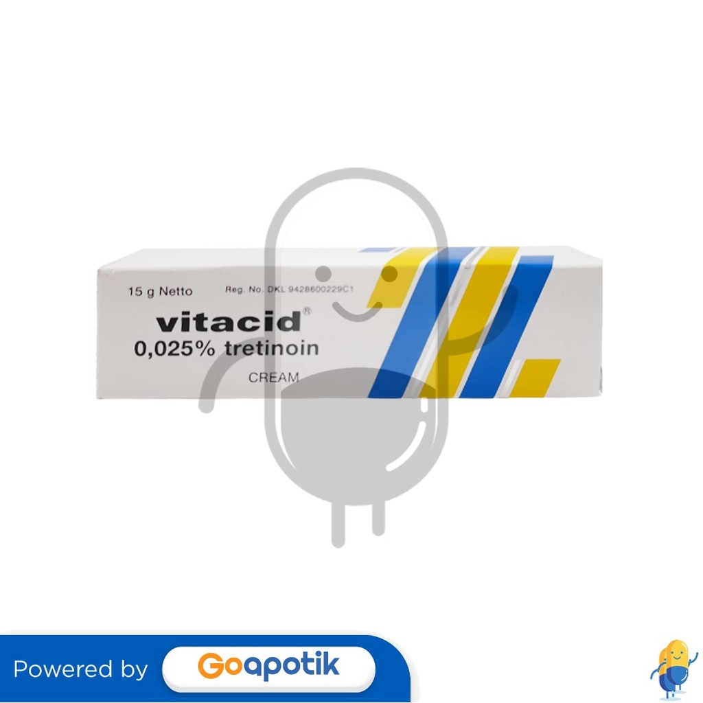 Vitacid 0.025% Krim 15 Gram