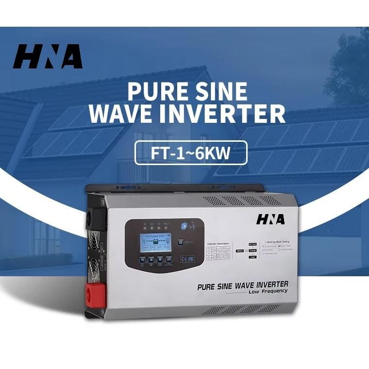 HNA Inverter 5000 Watt 48V Hybrit Inverter Trafo Low Frequency Perangkat Solar Panel Surya Bisa Juga