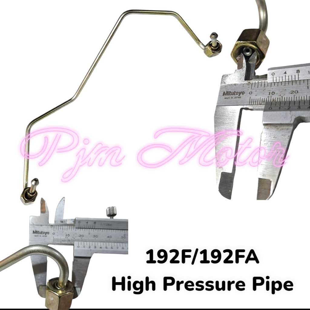 

192 HPP high pressure pipe selang spuyer pipa nozzle mesin genset solar kipor kama krisbow silent 192F 192FA amplas