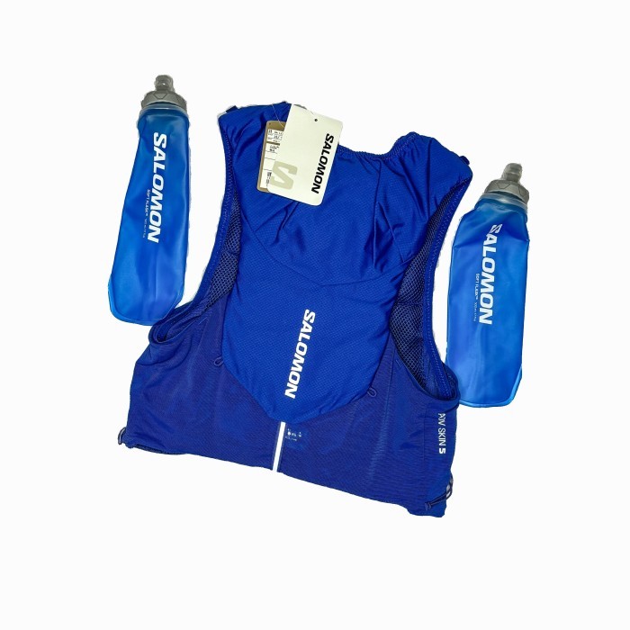 Salomon adv skin 5-Running Vest - Biru, M