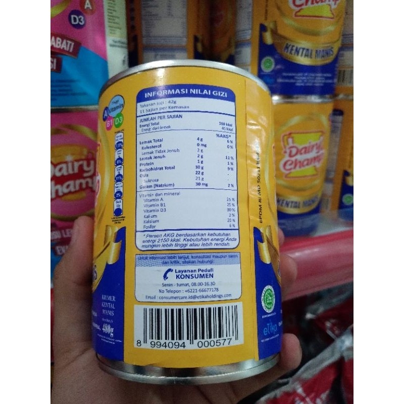 

DAIRY CHAMP KENTAL MANIS 480g - ALF