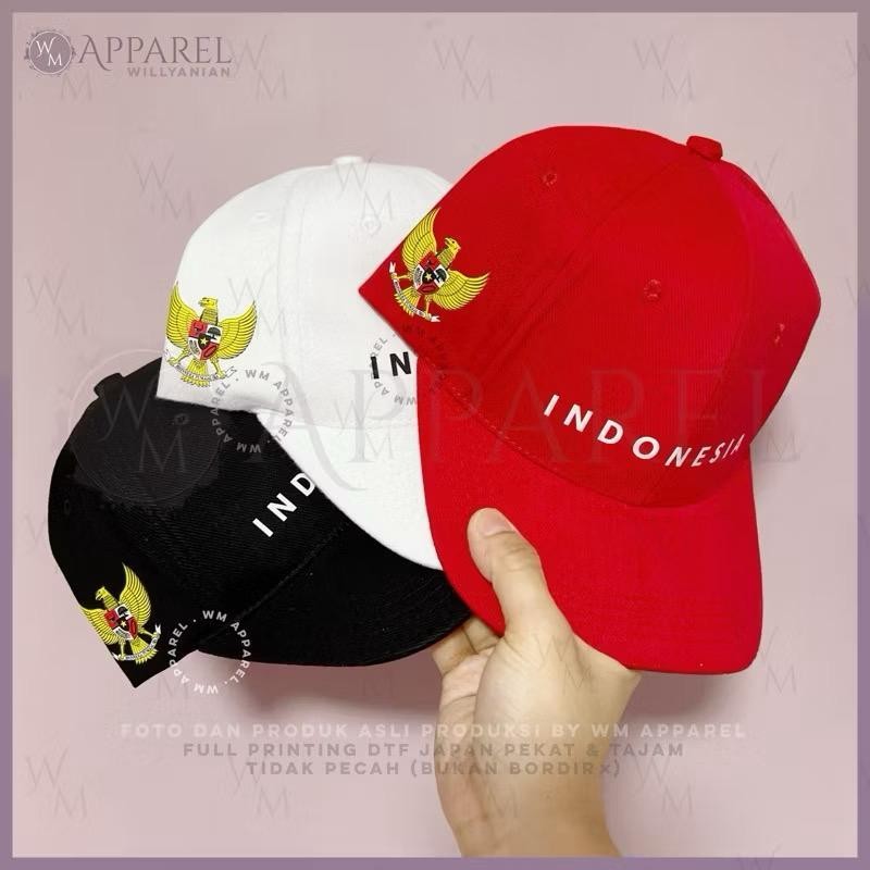 WM APPAREL Topi Baseball Garuda Indonesia by WM Tumblr Korean Style Indonesia Garuda Anak Tanggung d