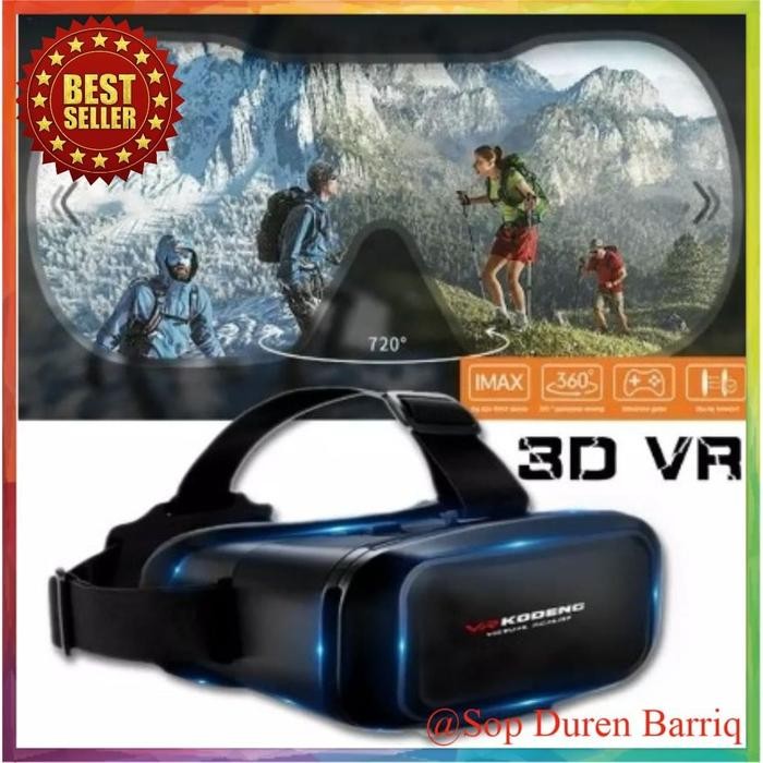 [[BEST PROMO]] 3D Headset Vr Kacamata Kaca Realitas Virtual 3D Kacamata VR Film Ponse