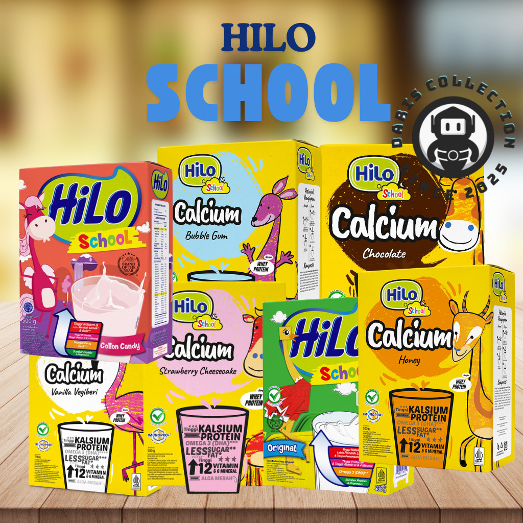 

Susu Hilo School Tinggi Protein Calcium Peninggi Badan 500gr Dengan Omega 3 Asam α-Linolenat