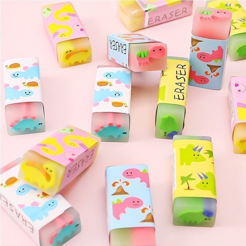 

Penghapus Pensil Motif Cartoon Little Dinosaur Eraser Learning 787