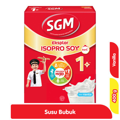

TP SGM eksplor ISO PROY SOY 1+ susu bubuk pertumbuhan anak Vanila 400 gr - Vanila