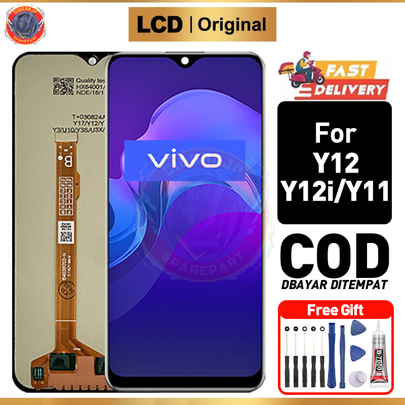 Original LCD VIVO Y12 LCD VIVO Y12i LCD VIVO Y11 Touchscreen Fullset Asli Ori For Glass Touch Screen