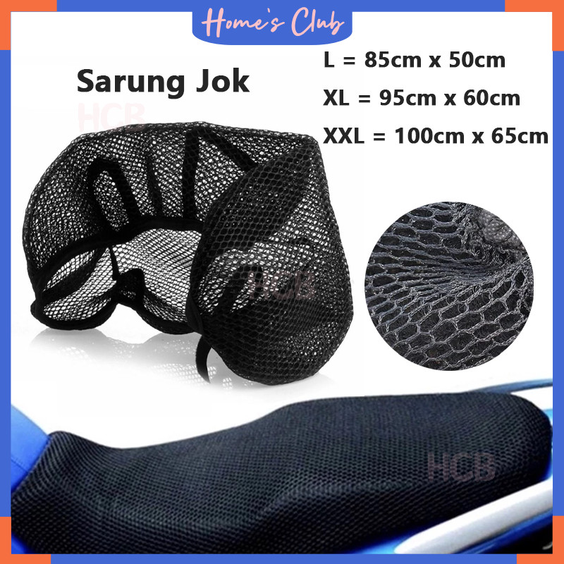 Universal Sarung Jok Skuter Sepeda Motor / Sarung Jaring Jok Motor Cover