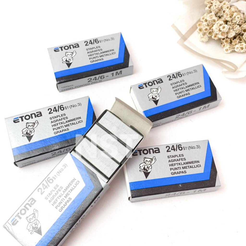 

ETONA Isi Staples stapler besar 24/6 No.3 - Staples / Steples / Isi Stapler / Hekter / Jepretan