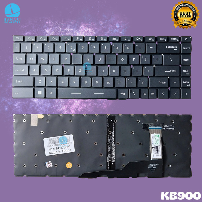 Keyboard MSI Modern 14 MS-14DK MS-14D1 MS-14D3 BACKLIGHT