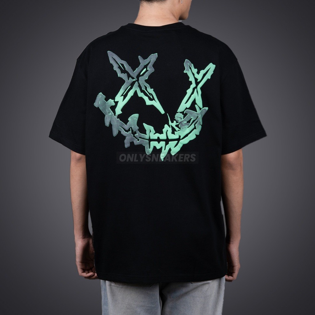 【COD】 RICKY IS CLOWN GHOST COLOR SECOND GENERATION BLACK TEE