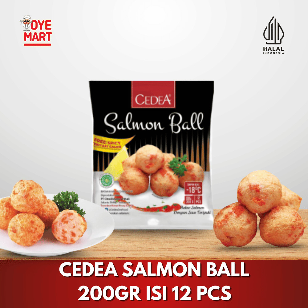 

CEDEA SALMON BALL 200GR ISI 12 PCS / BASO IKAN SALMON