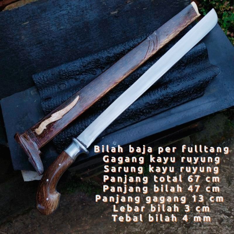 GROSIR golok panjang baja per fulltang-golok kerja tbs asli cibatu