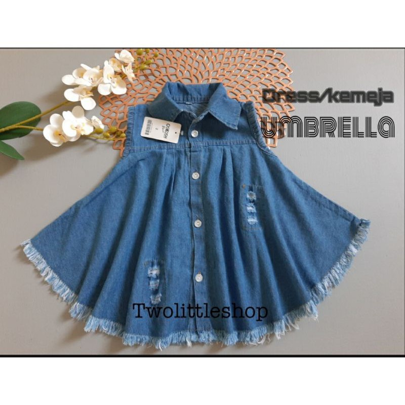 FAGRES_SHOP Tunik umbrella anak/ Dress umbrella/ Atasan anak