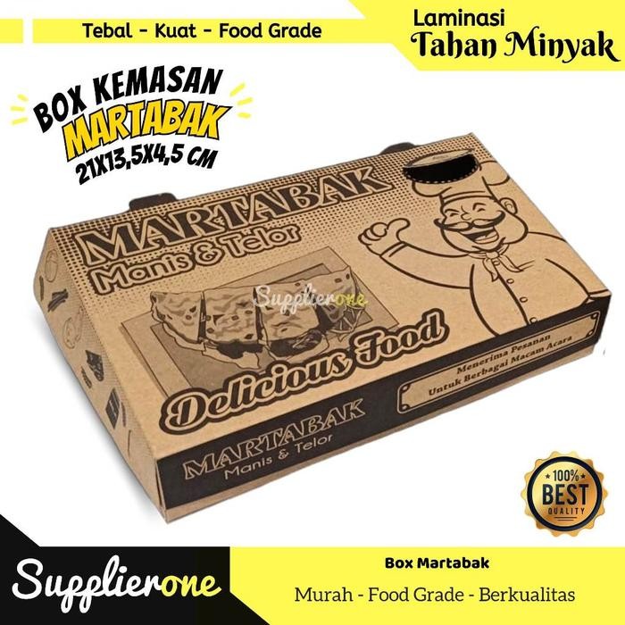 

76_cm Box Martabak 50PCS / Box 21x13,5x4,5 cm Motif / Dus Martabak / Kemasan Martabak / Box Martabak Manis / Box Martabak Telur / Dus Kemasan Martabak - Box Martabak